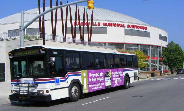 Go-Metro Nashville MTA Gillig Phantom C801